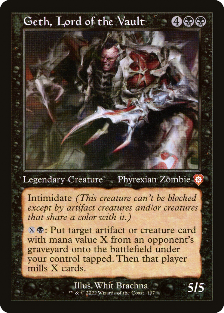 Geth, Lord of the Vault⁣ - Commander: The Brothers' War⁣ (Mythic)⁣ [107]