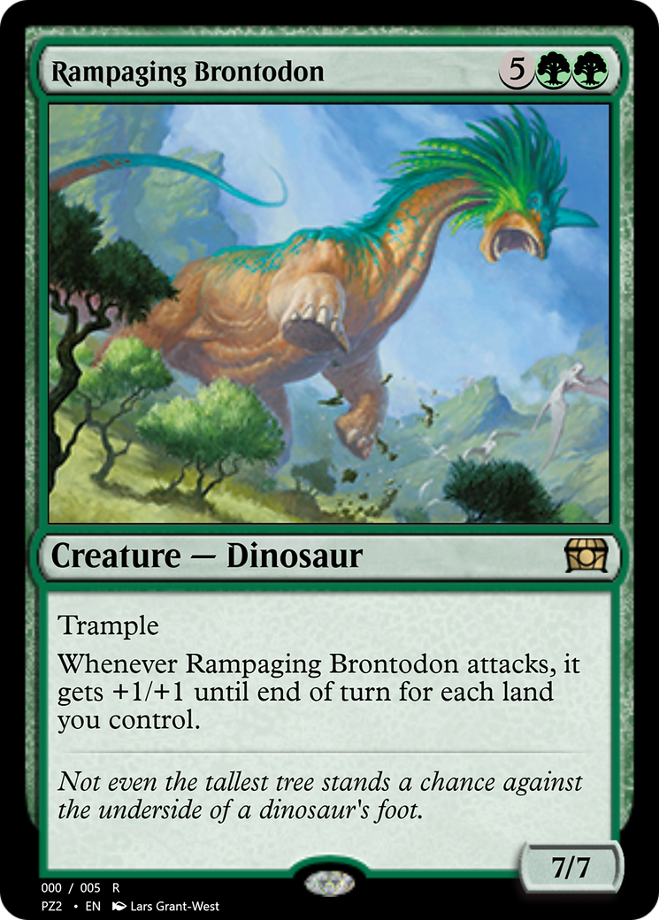Rampaging Brontodon (PZ2-70775) - Treasure Chest