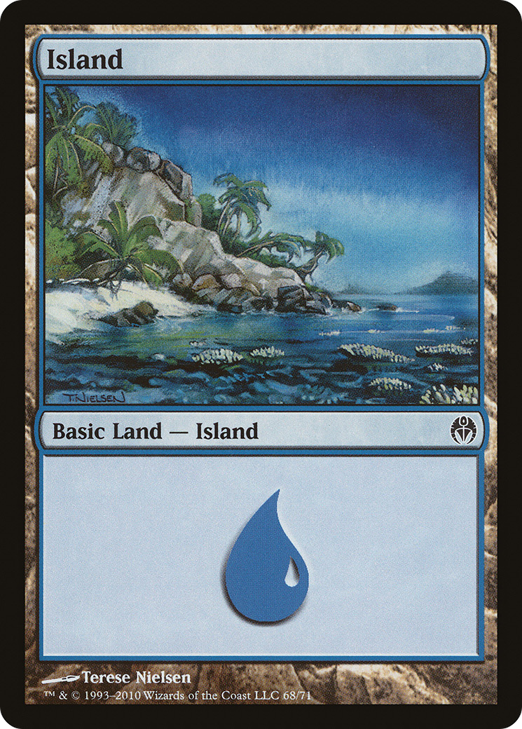 Island (68) (DDE-068) - Duel Decks: Phyrexia vs. the Coalition