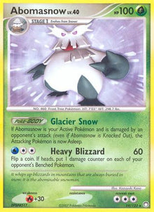 Abomasnow 019  Mysterious Treasures - Rare