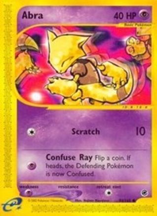 Abra 093/165  - Reverse Holofoil Expedition - Common