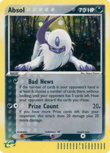 Absol 001  - Holofoil Dragon - Holo Rare