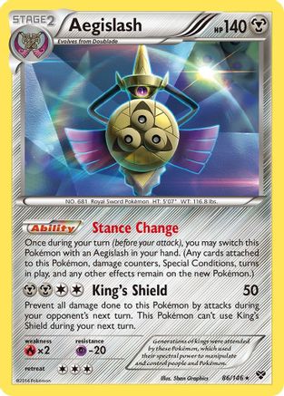 Aegislash (86) 086  - Reverse Holofoil XY Base Set - Holo Rare
