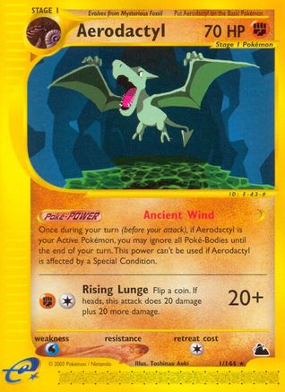 Aerodactyl 001  Skyridge - Rare