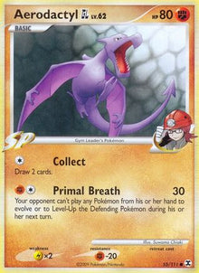 Aerodactyl GL 055/111  - Reverse Holofoil Rising Rivals - Common