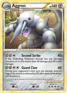 Aggron 001  - Holofoil Triumphant - Holo Rare