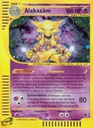 Alakazam (1) 001  - Holofoil Expedition - Holo Rare