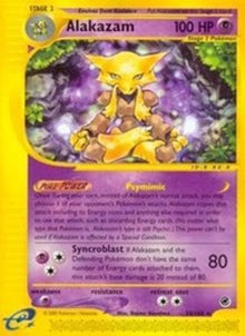Alakazam (33) 033/165  - Reverse Holofoil Expedition - Rare