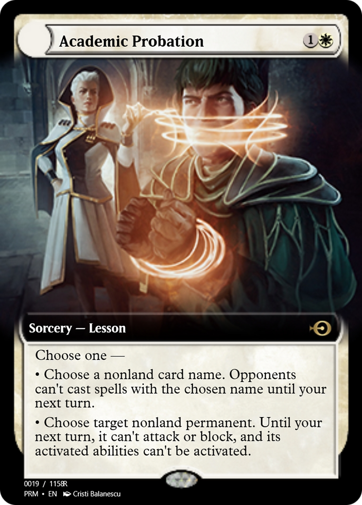 Academic Probation (PRM-90010) - Magic Online Promos: (lesson) Foil