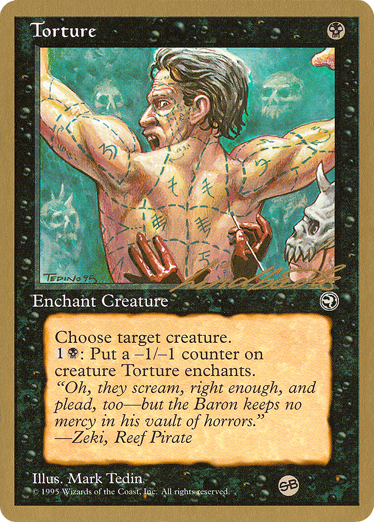 Torture - 1996 Leon Lindback (HML) (SB) (WCD-) - Pro Tour Collector Set