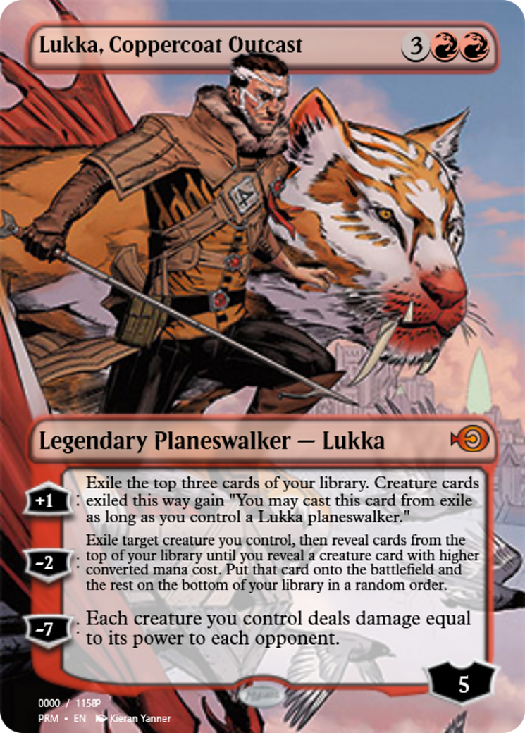 Lukka, Coppercoat Outcast (PRM-80801) - Magic Online Promos