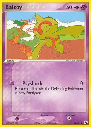 Baltoy 052/101  Hidden Legends - Common