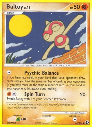 Baltoy 060/106  Great Encounters - Common