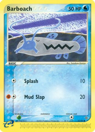 Barboach 051/97  - Reverse Holofoil Dragon - Common