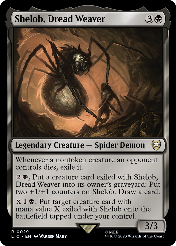 Shelob, Dread Weaver⁣ - Commander: The Lord of the Rings: Tales of Middle-earth⁣ (Rare)⁣ [29]