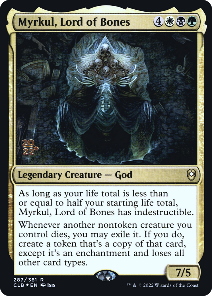 Myrkul, Lord of Bones (PRE-287S) - Battle for Baldur's Gate Promos Foil