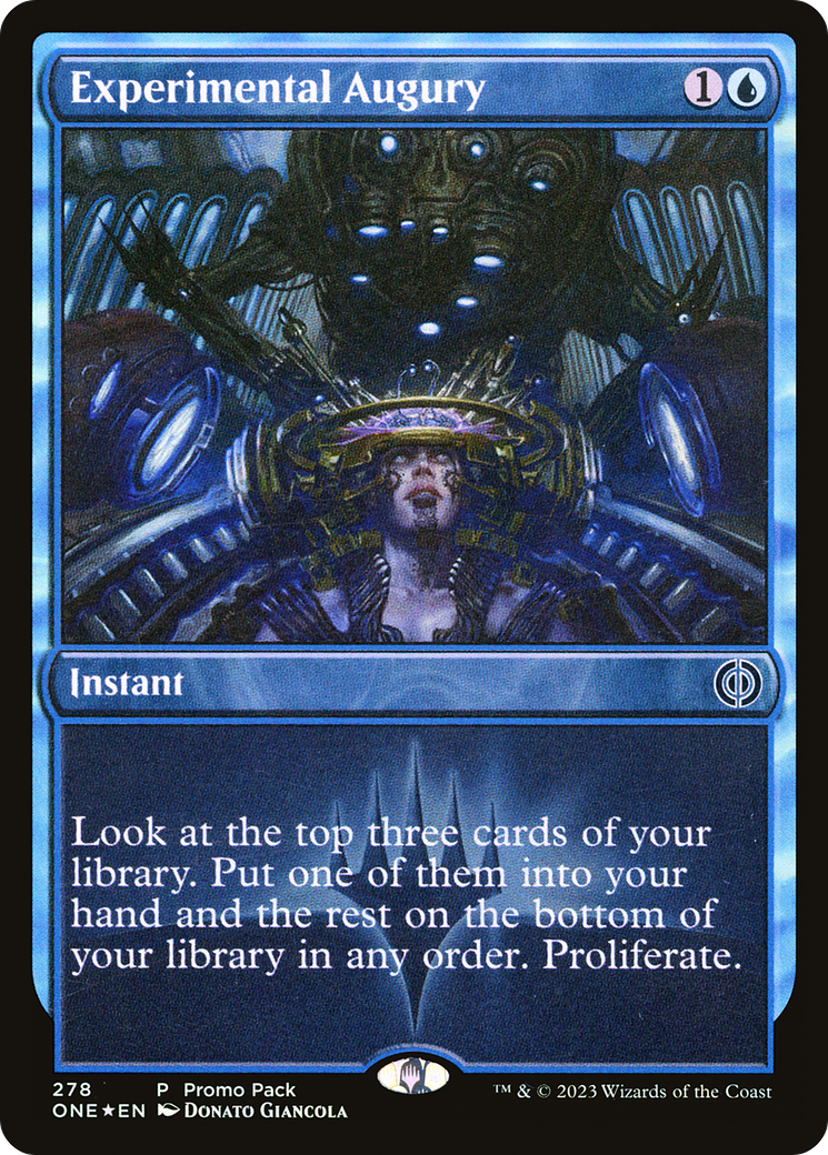 Experimental Augury (PPONE-278) - Phyrexia: All Will Be One Foil