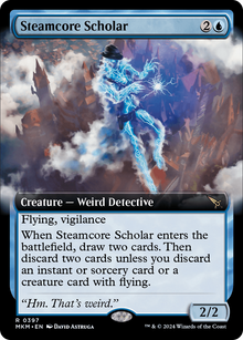 Steamcore Scholar (Extended Art) (MKM-397) - Murders at Karlov Manor: (Extended Art)