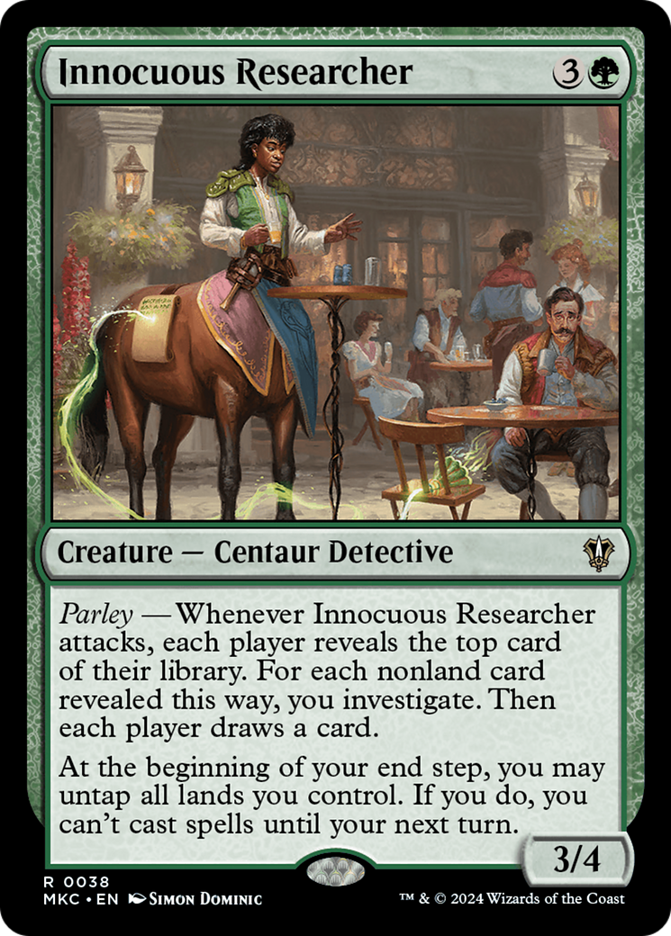 Innocuous Researcher⁣ - Commander: Murders at Karlov Manor⁣ (Rare)⁣ [38]