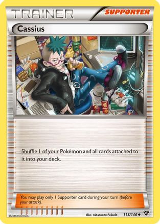 Cassius 115/146  - Reverse Holofoil XY Base Set - Uncommon