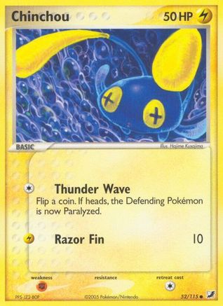 Chinchou 052/115  Unseen Forces - Common