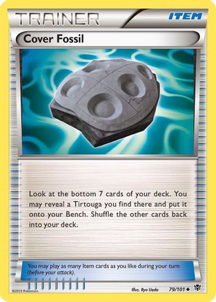 Cover Fossil 079  - Reverse Holofoil Plasma Blast - Uncommon