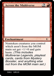 Across the Multiverse (UNK-UR13B) - Unknown Event