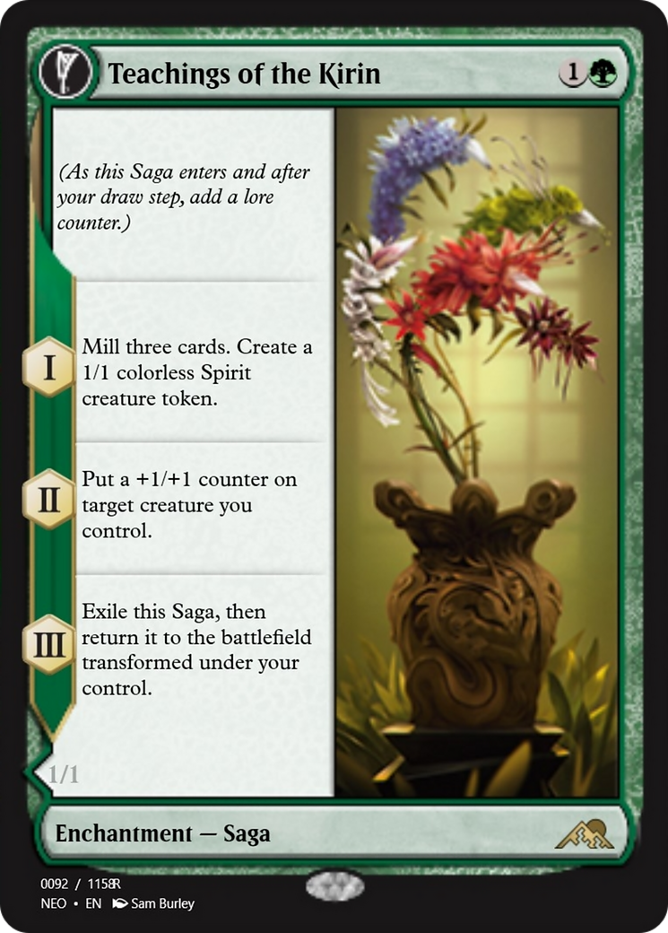 Teachings of the Kirin // Kirin-Touched Orochi (PRM-98047) - Magic Online Promos: (enchantment) Foil