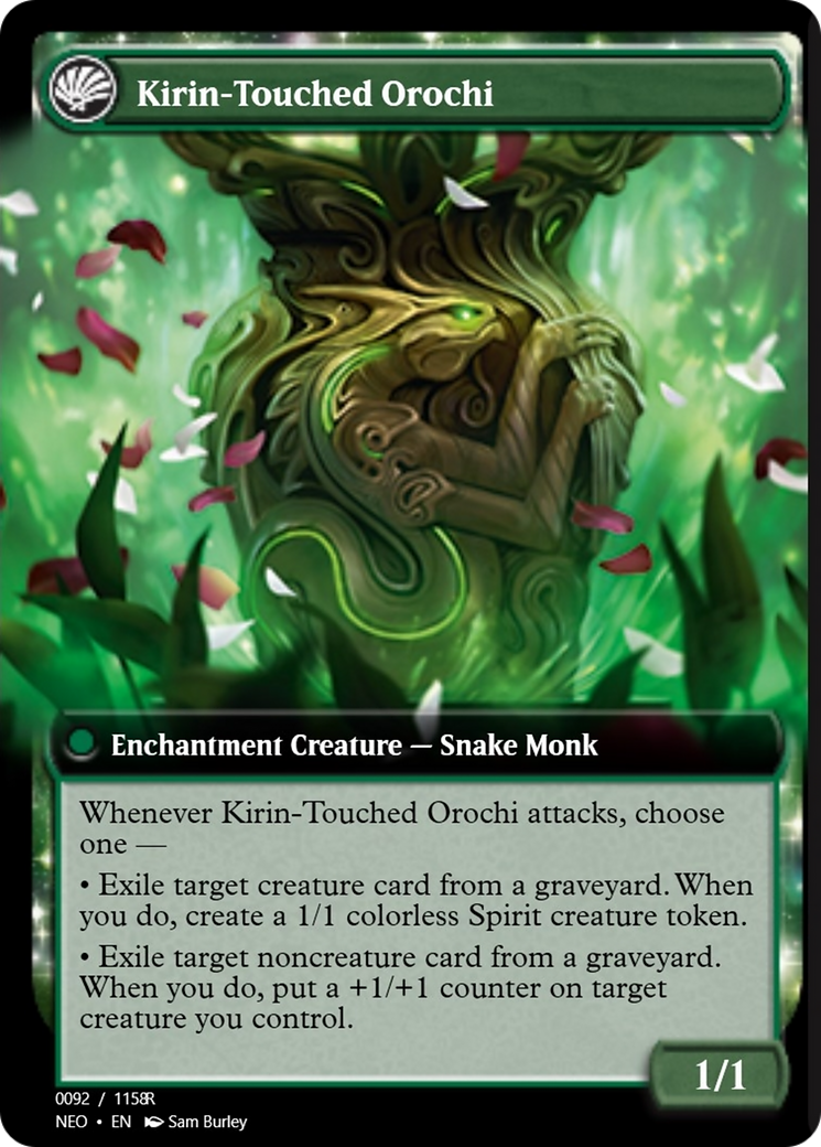 Teachings of the Kirin // Kirin-Touched Orochi (PRM-98047) - Magic Online Promos: (enchantment) Foil