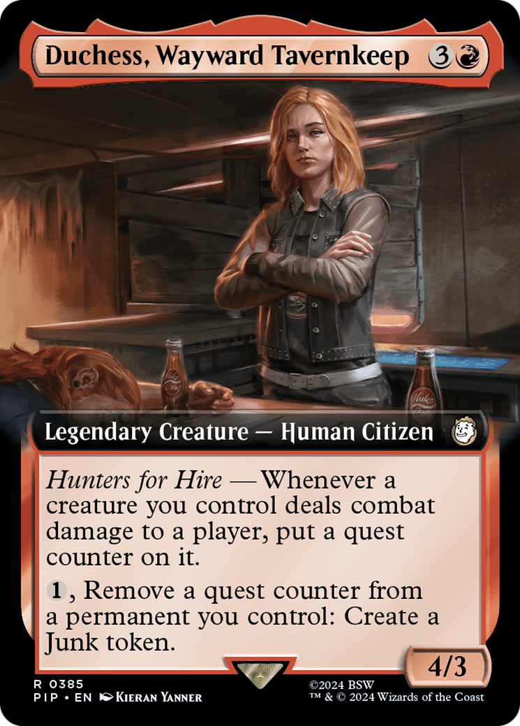 Duchess, Wayward Tavernkeep (V.1)⁣ - Universes Beyond: Fallout: Extras⁣ (Rare)⁣ [385]