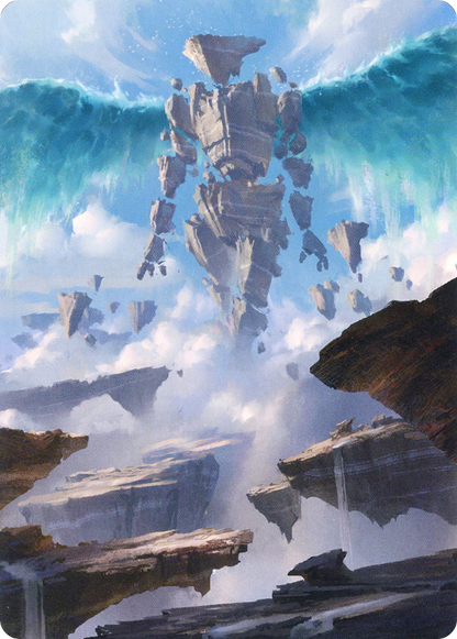 Celestial Colonnade // Celestial Colonnade (AZNR-033) - Zendikar Rising Art Series (Borderless) Foil