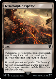 Terramorphic Expanse⁣ - Commander: The Lord of the Rings: Tales of Middle-earth⁣ (Common)⁣ [337]
