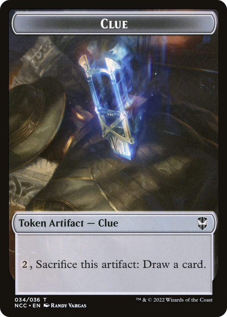 Clue (TNCC-034) - New Capenna Commander Tokens