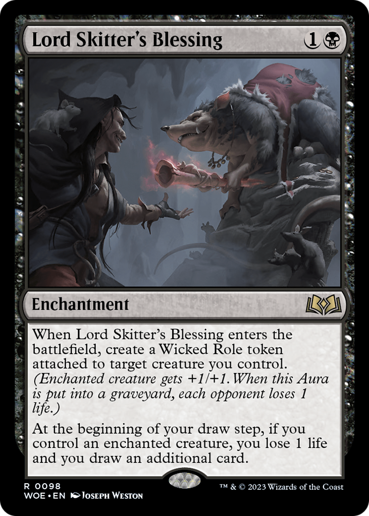 Lord Skitter's Blessing (WOE-098) - Wilds of Eldraine Foil