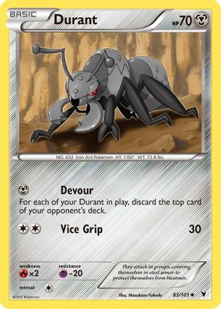 Durant 083  - Reverse Holofoil Noble Victories - Uncommon