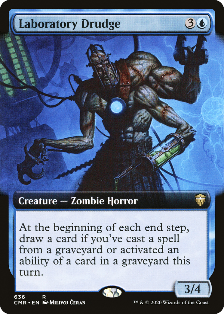 Laboratory Drudge (Extended Art) (CMR-636) - Commander Legends: (Extended Art)
