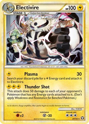 Electivire 020  Triumphant - Rare