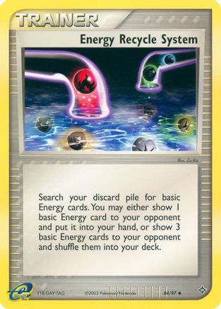 Energy Recycle System 084/97  - Reverse Holofoil Dragon - Uncommon