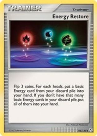 Energy Restore 106  Diamond and Pearl - Uncommon