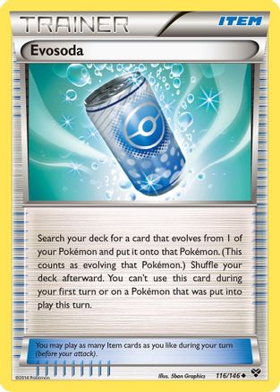 Evosoda 116/146  - Reverse Holofoil XY Base Set - Uncommon