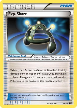 Exp. Share 018/20  - Holofoil Dragon Vault - Holo Rare