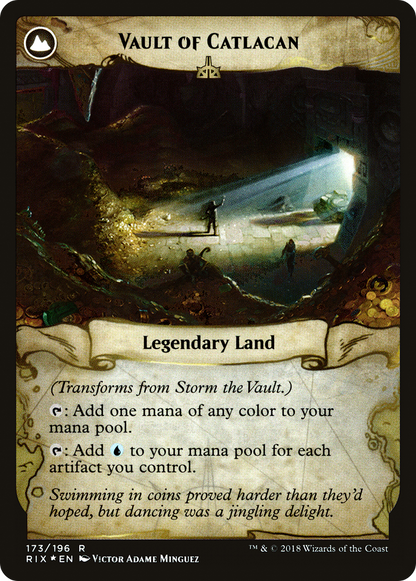 Storm the Vault (PRE-173S) - Rivals of Ixalan Promos: (compasslanddfc) Foil