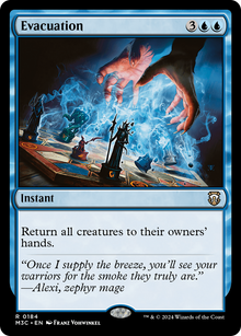 Evacuation⁣ - Commander: Modern Horizons 3⁣ (Rare)⁣ [184]