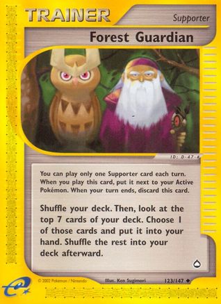 Forest Guardian 123/147  Aquapolis - Uncommon