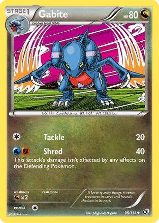 Gabite 095  Legendary Treasures - Uncommon