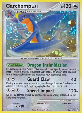 Garchomp 005  - Reverse Holofoil Supreme Victors - Holo Rare