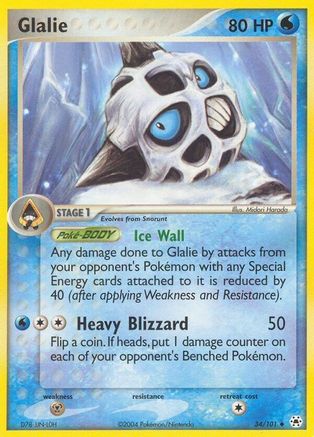 Glalie 034  Hidden Legends - Uncommon