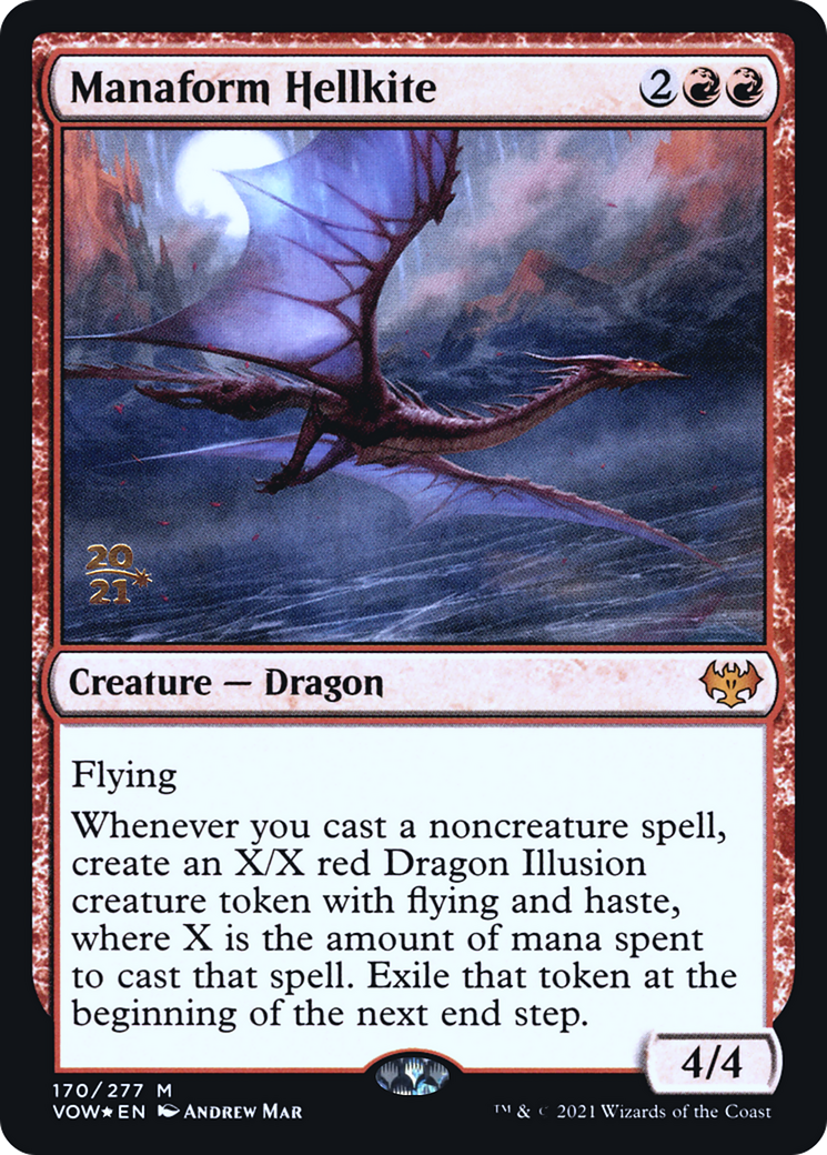 Manaform Hellkite (PRE-170S) - Innistrad: Crimson Vow Promos Foil