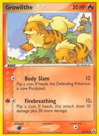 Growlithe 055/92  Legend Maker - Common