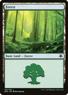 Forest (V.3)⁣ - Game Night: Free For All⁣ (Land)⁣ [136]
